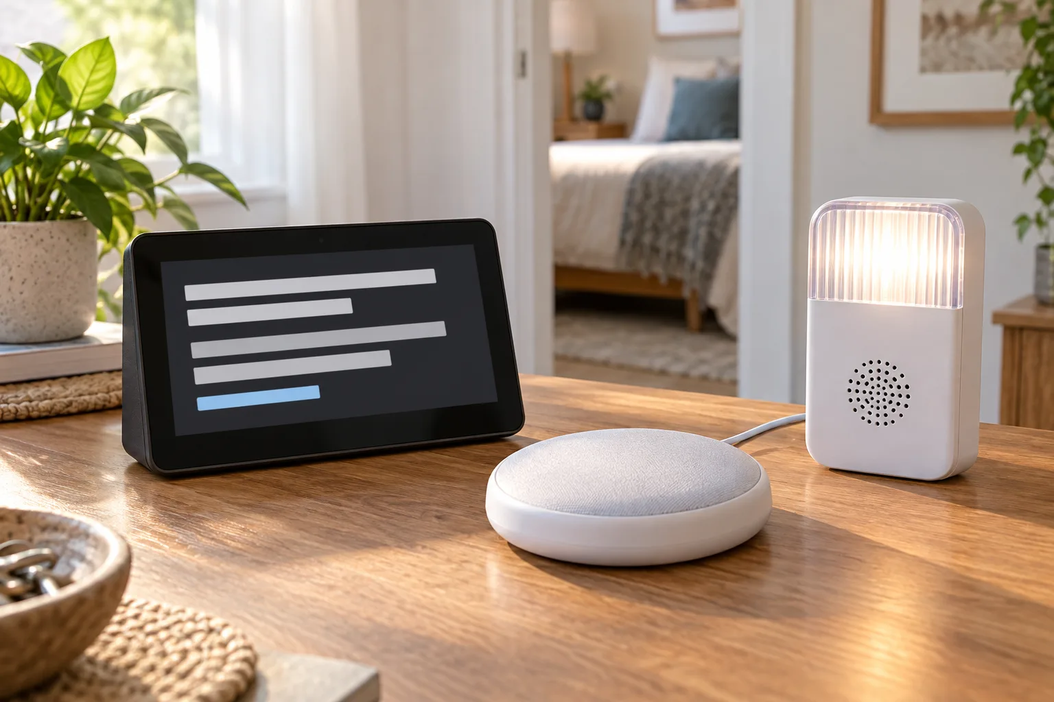 Representative view of caption and alert products